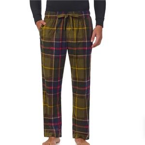 Cuddl Duds Green Multi Plaid Fleece PJ Pajama Lounge Pant NEW Large